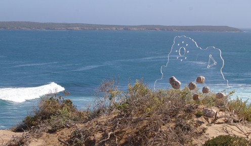 Ethereal Sculpture on the Cliffs Elliston 2009